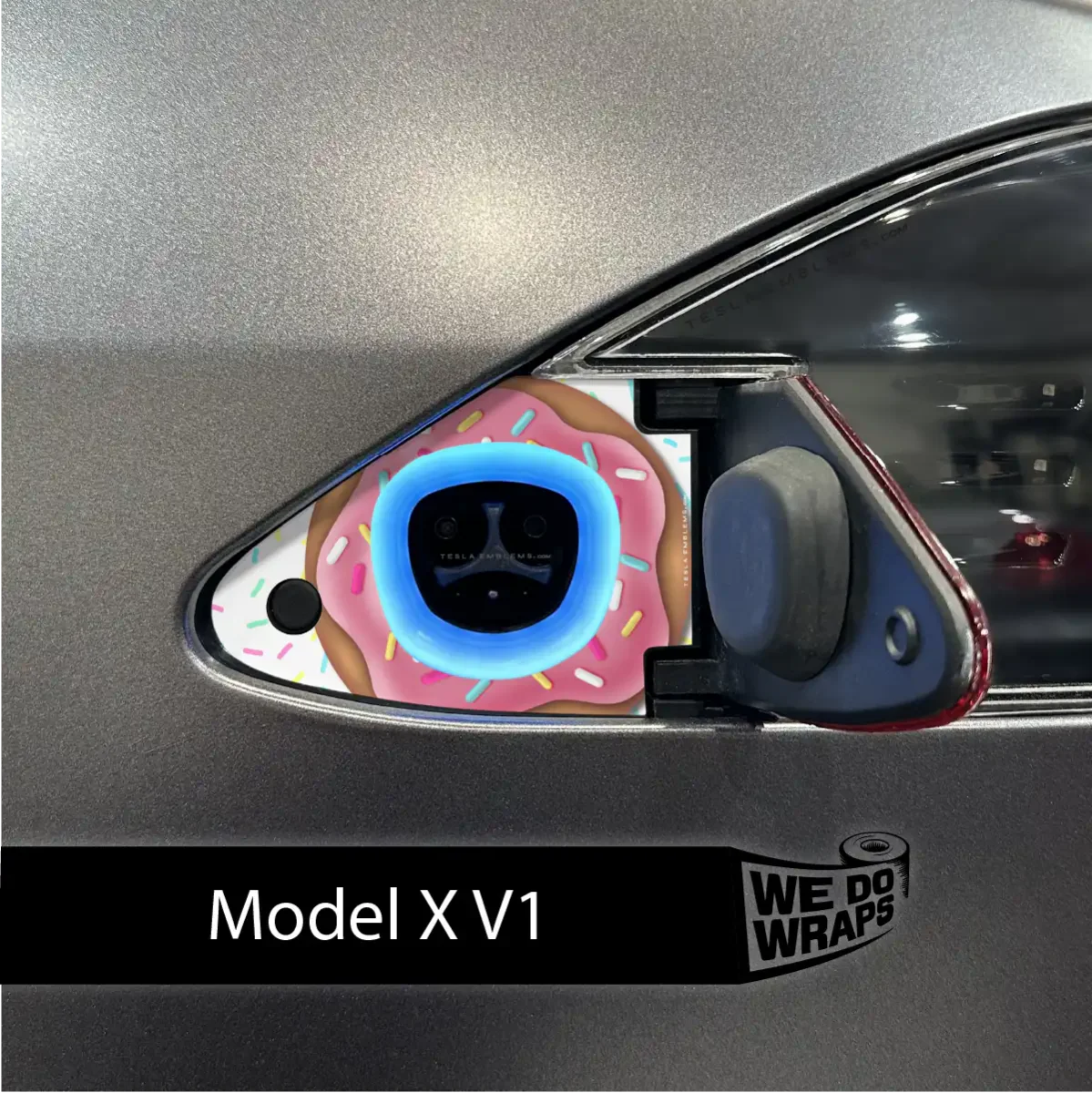 Donut Tesla Charge Port Wrap | Model X