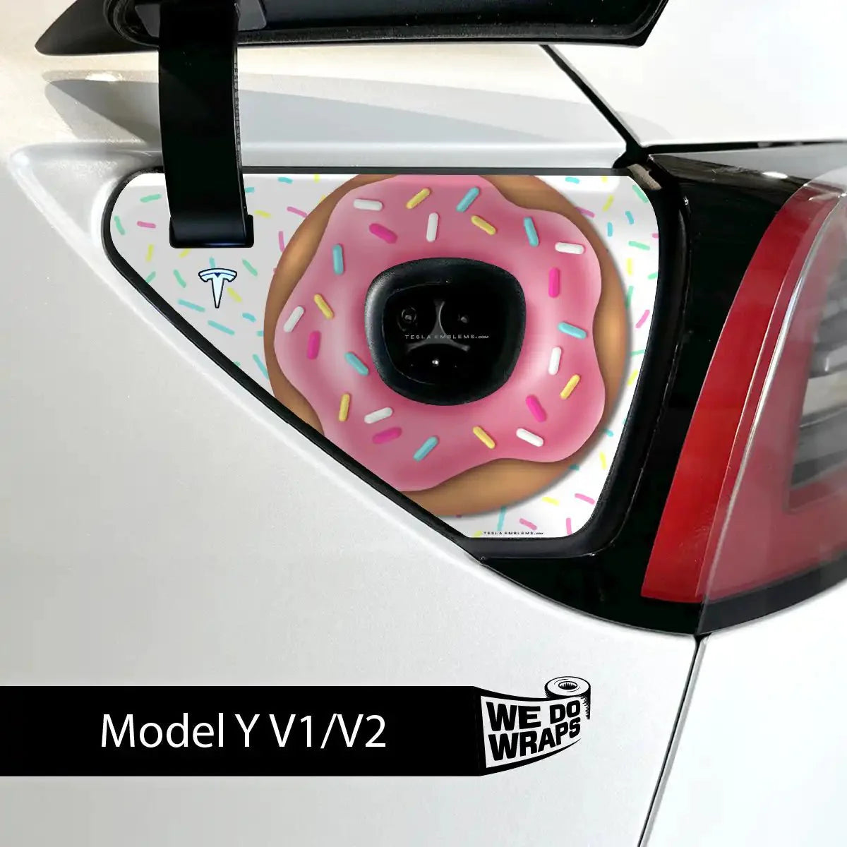 Donut Tesla Charge Port Wrap | Model Y