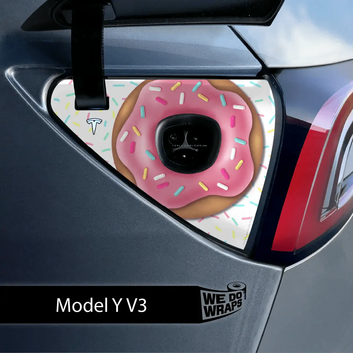 Donut Tesla Charge Port Wrap | Model Y