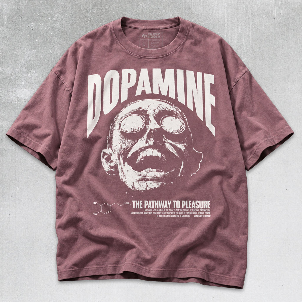 Dopamine T-Shirt Washed Plum