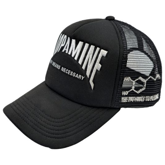 Dopamine Trucker Hat Black