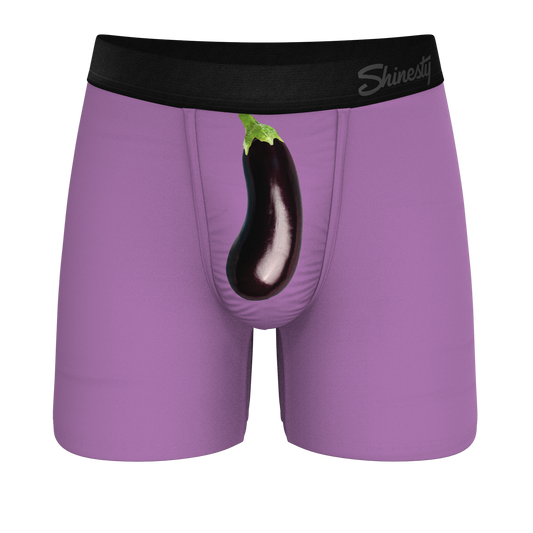 The Double Entendre | Eggplant Ball Hammock® Pouch Underwear