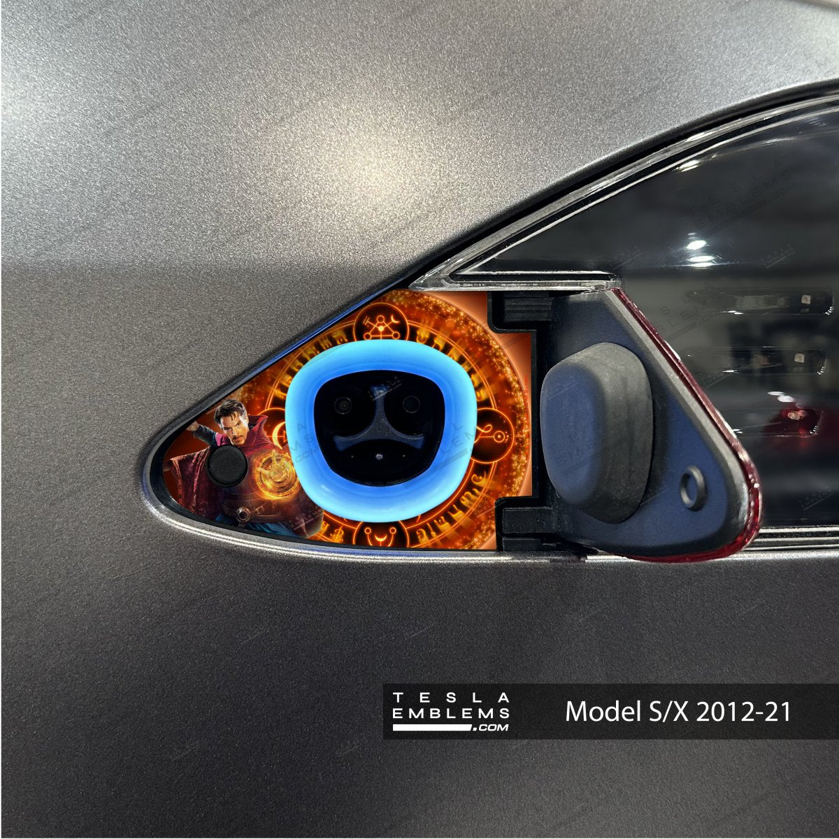 Dr Strange Tesla Charge Port Wrap | Model X