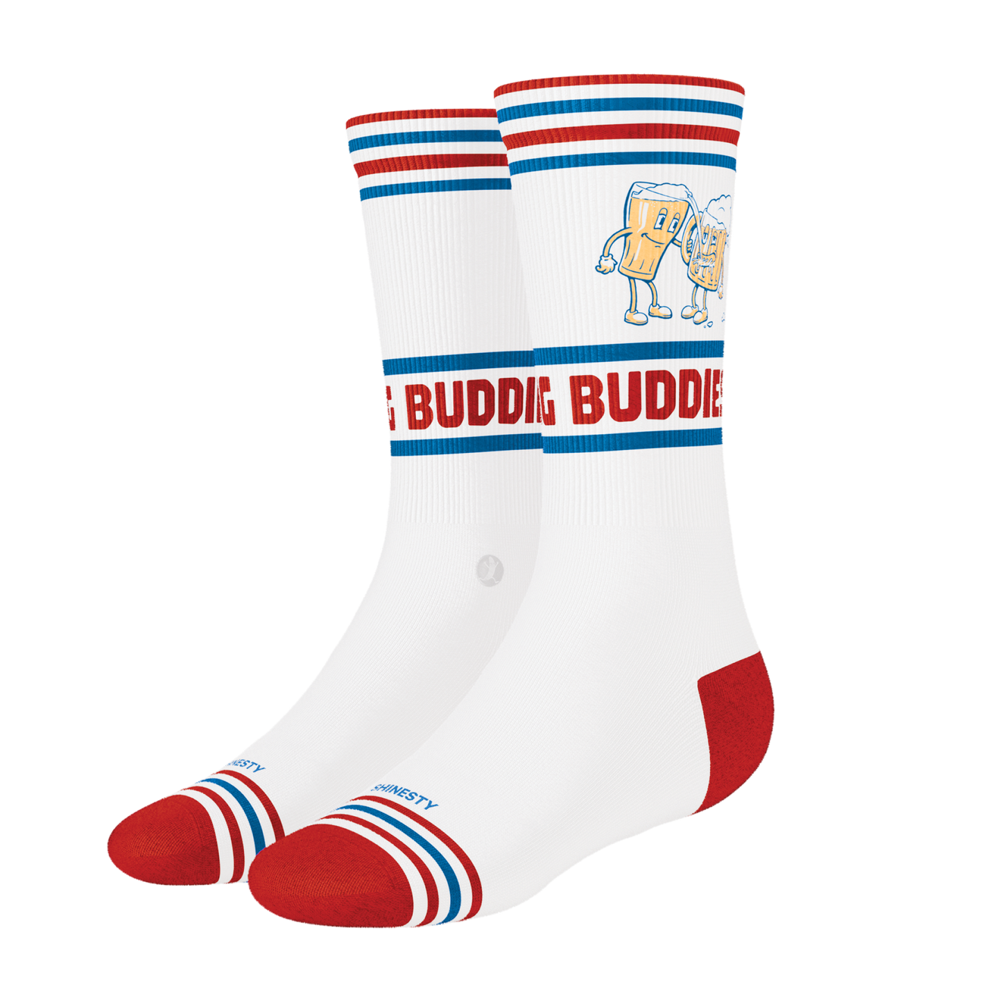 The Drinking Buddies | Beer Heel Hammock™ Crew Socks