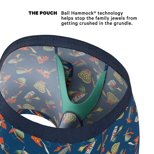 The Dry Fly | Fly Fishing Ball Hammock® Pouch Underwear With Fly