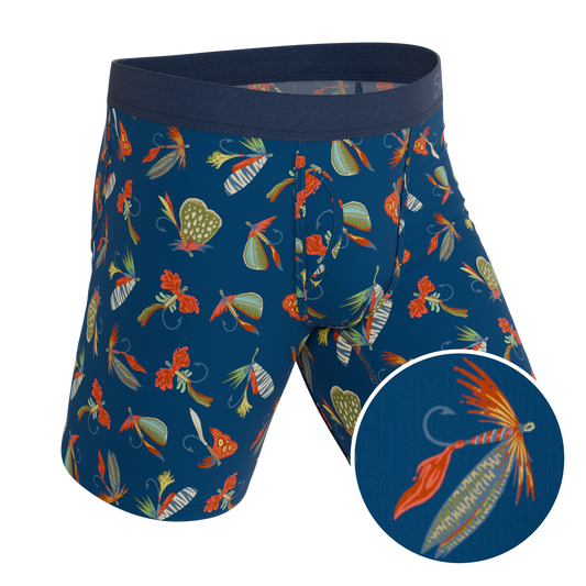 The Dry Fly | Fly Fishing Long Leg Ball Hammock® Pouch Underwear With Fly