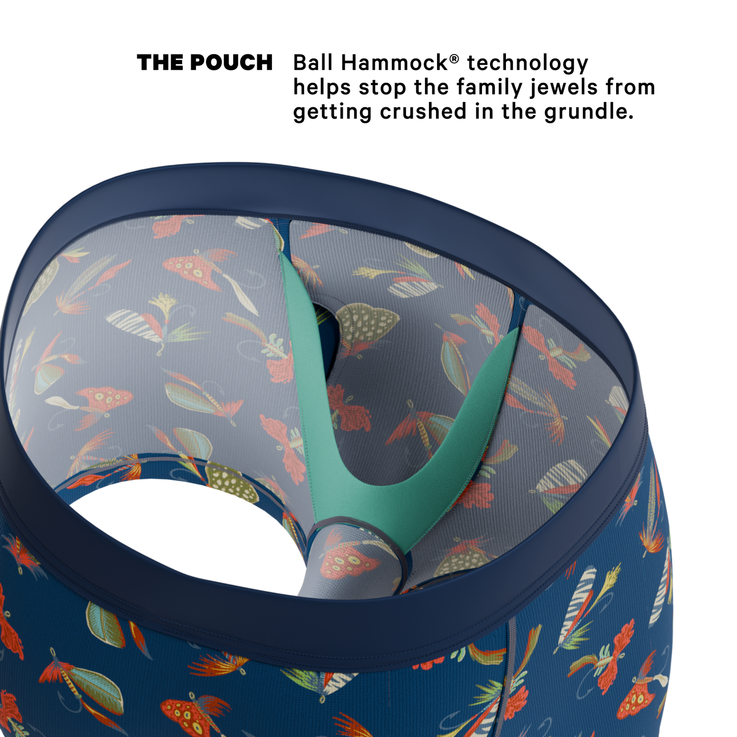 The Dry Fly | Fly Fishing Ball Hammock® Pouch Trunks Underwear