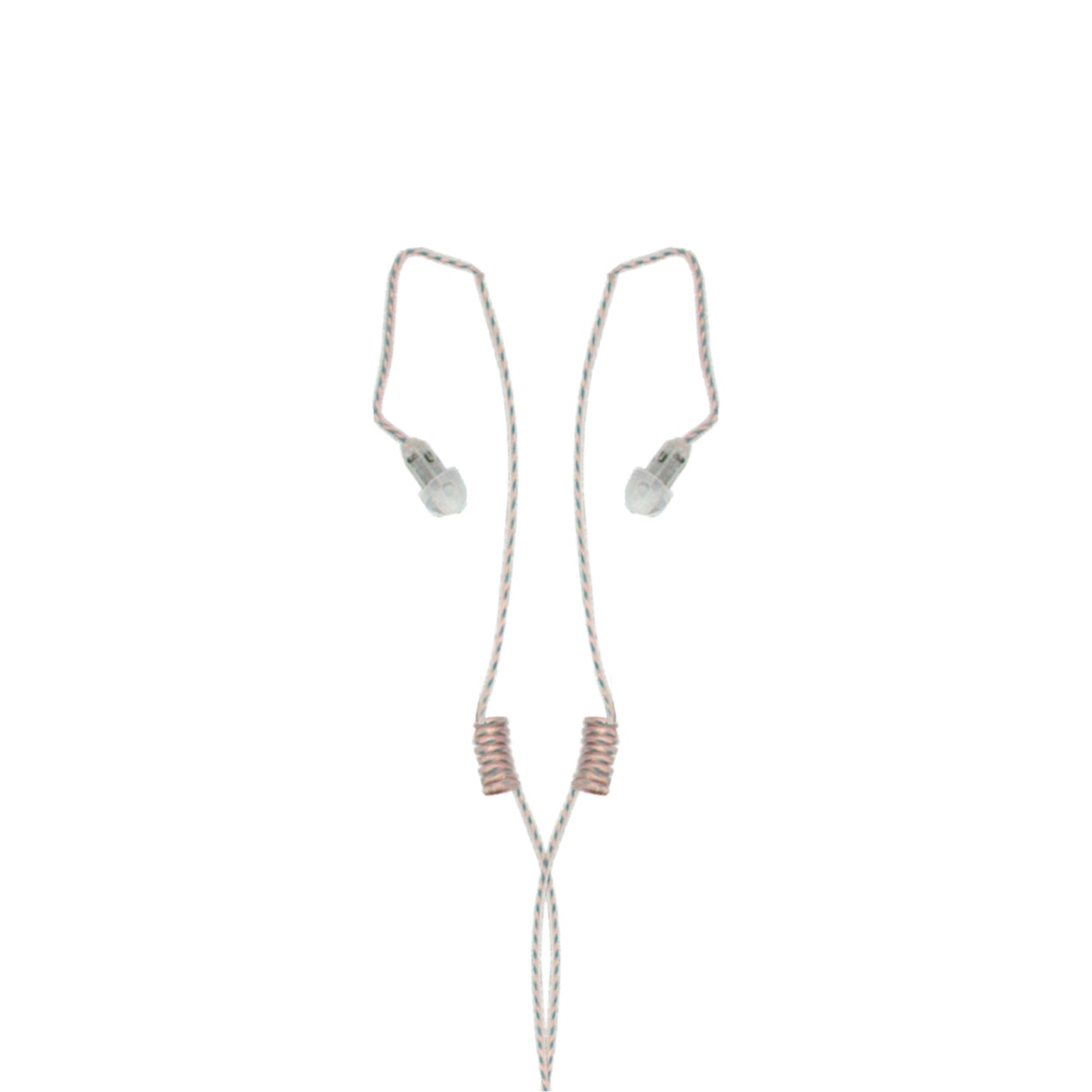 Invisible Series: The Ultimate Discrete Monitor Only IFB Dual Earpiece- 48 Inch Cable w/ 3.5mm(mini plug) Anchor/Broadcaster Earset