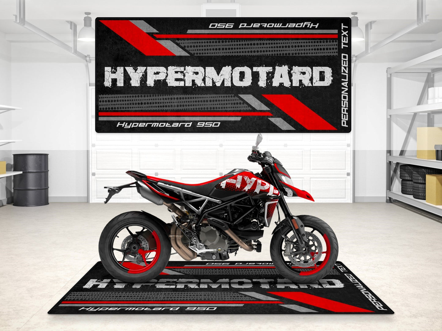 MPM Motorcycle Mat for Ducati Hypermotard 950 RVE - MM7179