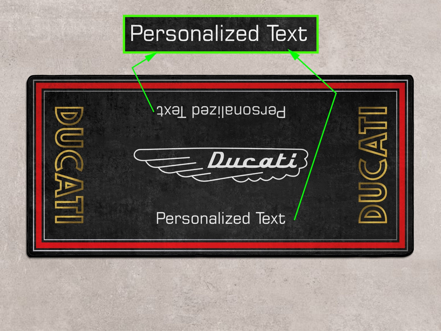 MPM Motorcycle Mat for Ducati Classic - MM7224
