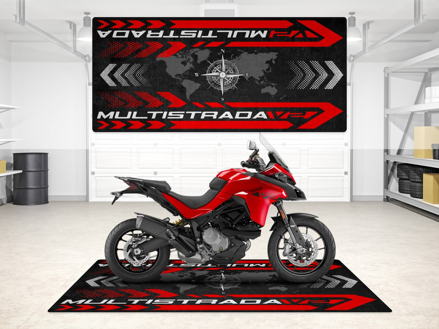 MPM Motorcycle Mat for Ducati Multistrada V2 - MM7162