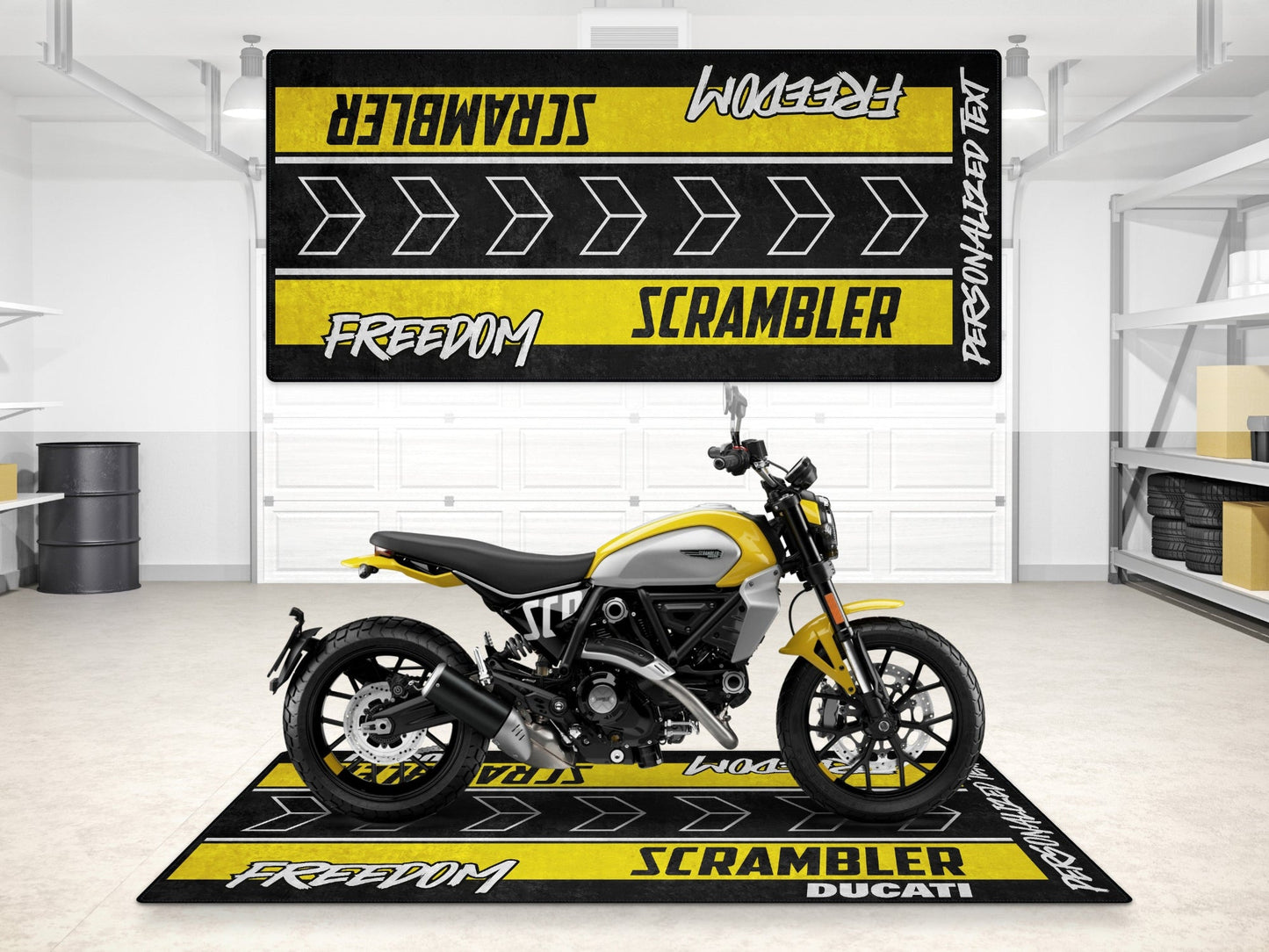 MPM Motorcycle Mat for Ducati Scrambler - MM7246