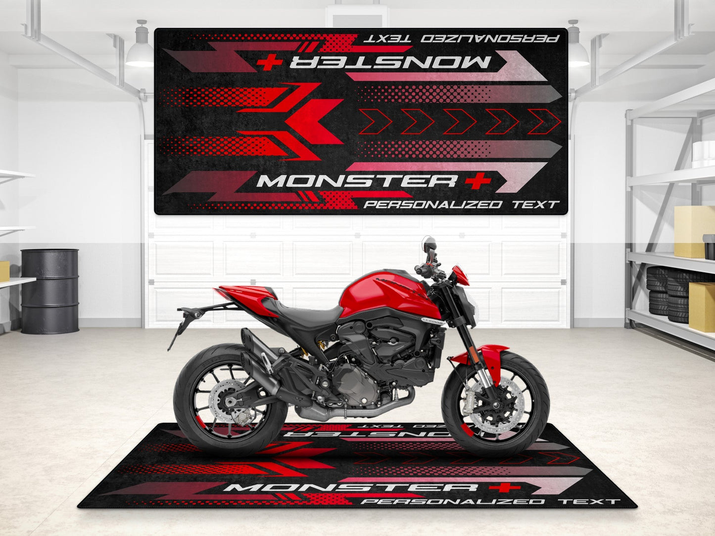 MPM Motorcycle Mat for Ducati Monster + Plus - MM7195