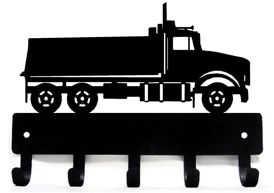 Dump Truck Key Rack with 5 Hooks