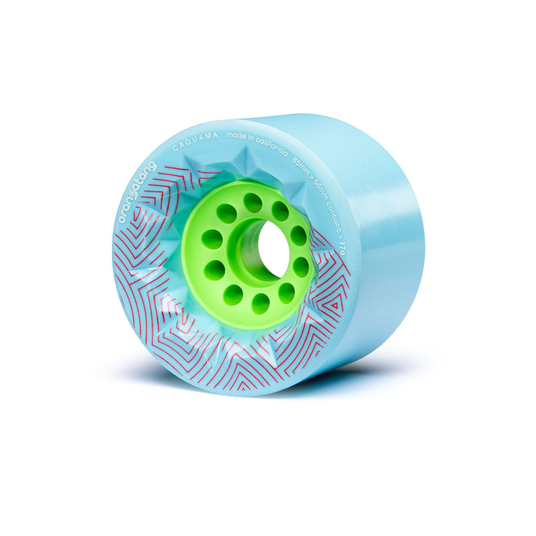Orangatang Caguama 85mm 77a Longboard Wheels - Blue (Set of 4)