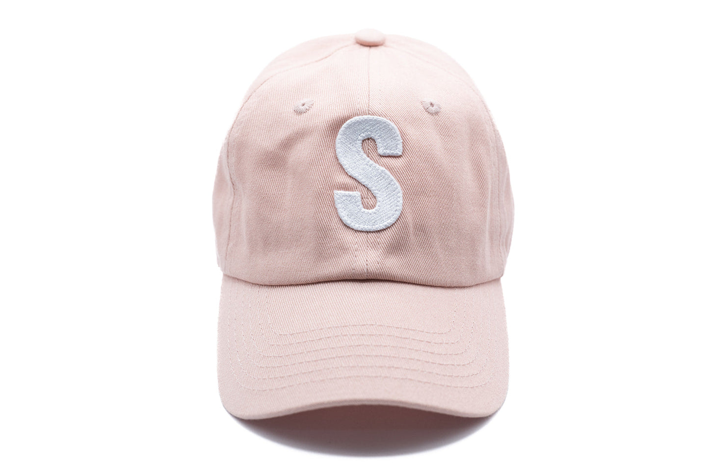 Dusty Rose Letter Baseball Hat