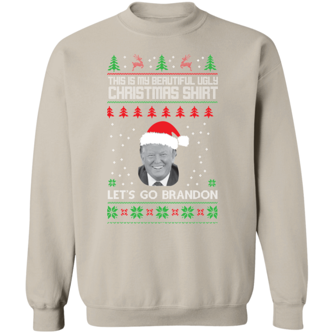 Ugly Christmas Sweatshirt Brandon