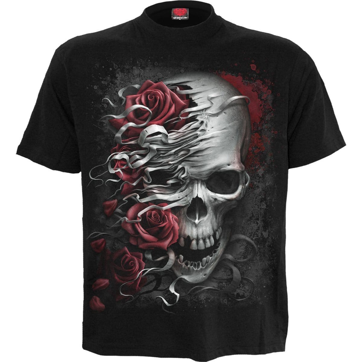 SKULLS N ROSES - T-Shirt Black