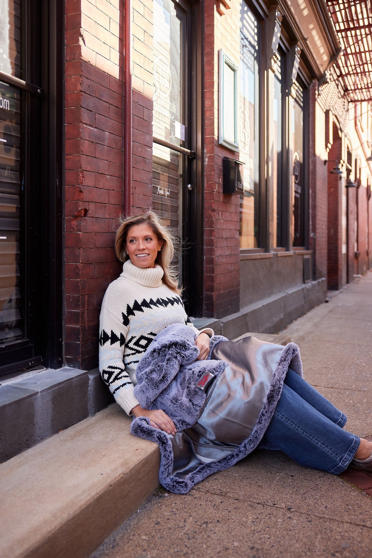 City Mink Lap Blanket by Apartment Therapy