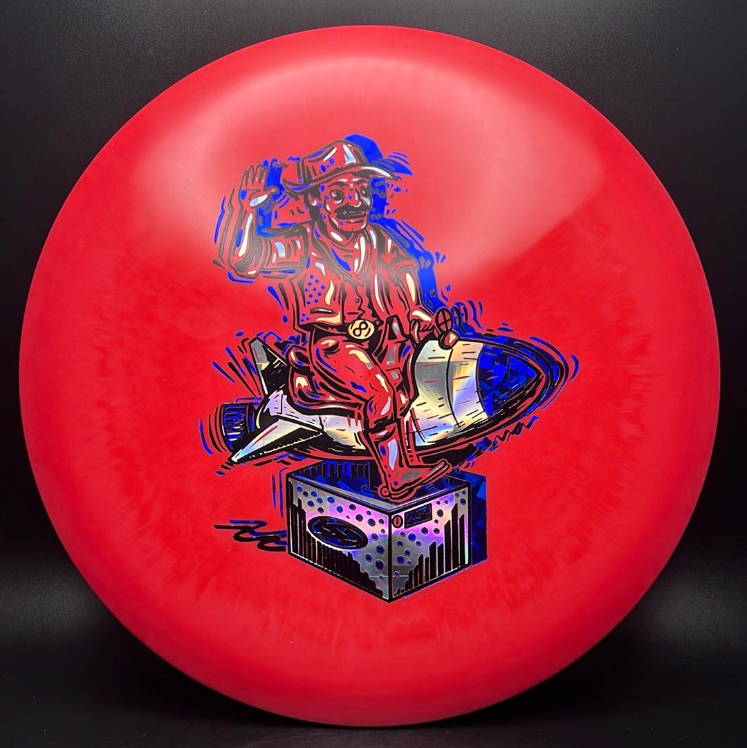 Alpha Texas Ranger - "Ride Em Rocket Cowboy" Triple Foil