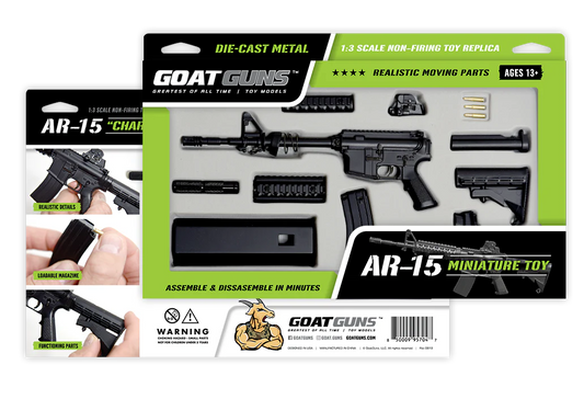 Goat Guns AR 15 Miniature Model Black
