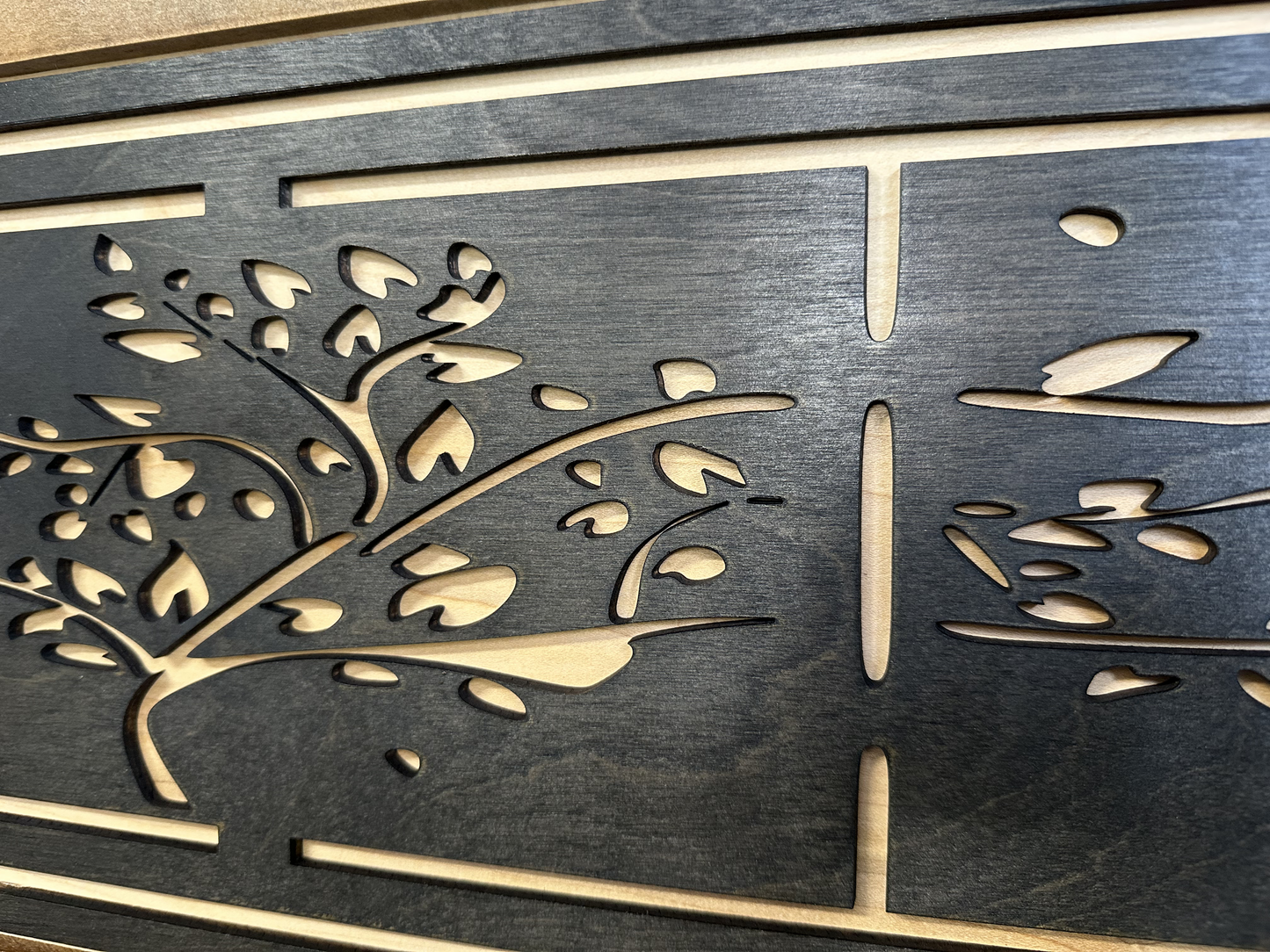 Family Tree Coat Rack Gun Concealment Decor - Handcrafted Wooden Gun Cabinets - Gun Shelf Hidden Storage for Rifles, Shotguns, & Handguns - Quick Access Hidden Wall Safe