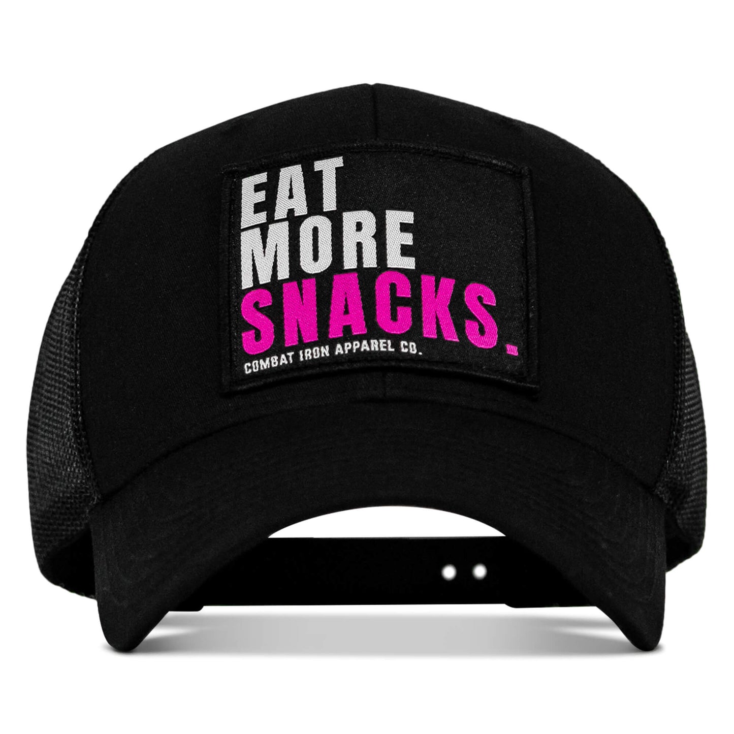 Eat More Snacks Patch Snapback Hat
