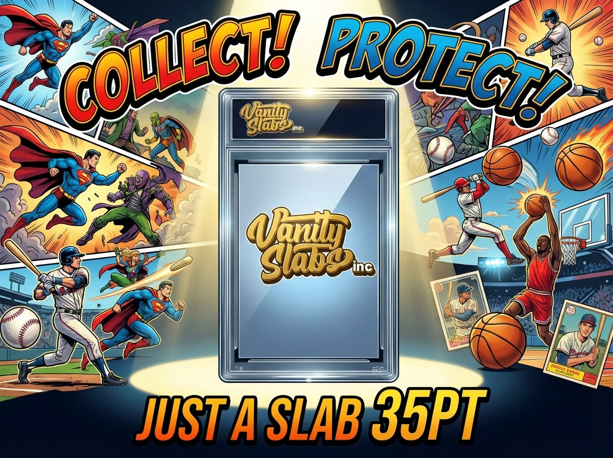 Vanity Slabs Holder for Baseball Football Basketball and Non Sports