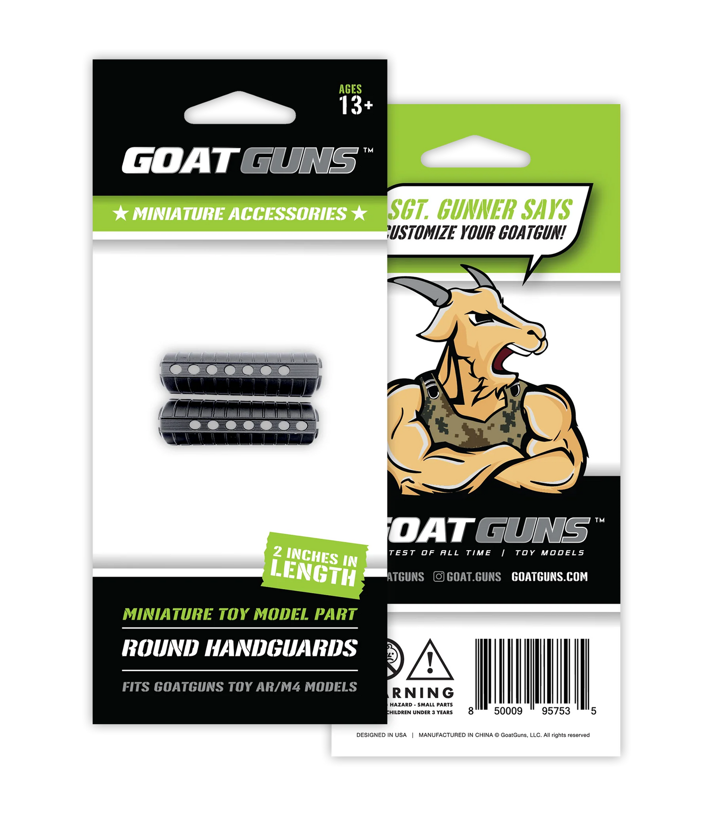 Goat Guns Miniature Toy Model Round Handguards