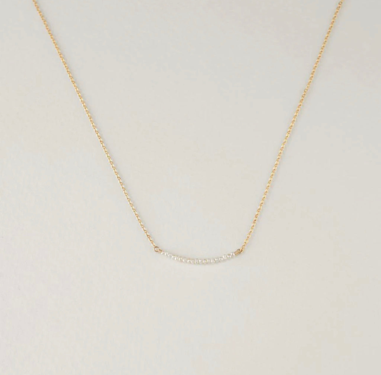 ELIZA JANE- 18k Gold Plated and Pearl Necklace
