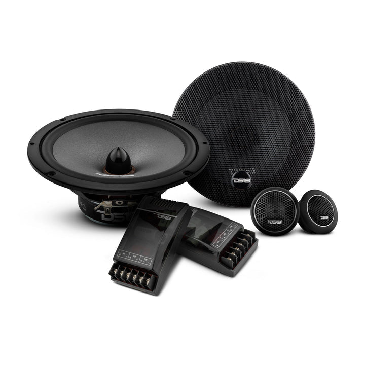 DS18 2012-2021 RAM 2500 Crew and Quad Cab Front and Back Doors Speakers Best Upgrade/Replacement Package 1800 Watts