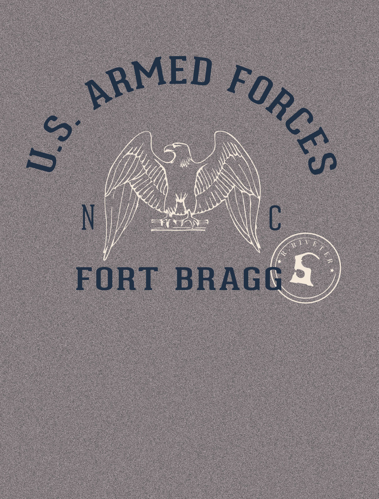 T Shirt | Vintage Grey NC Eagle Crew