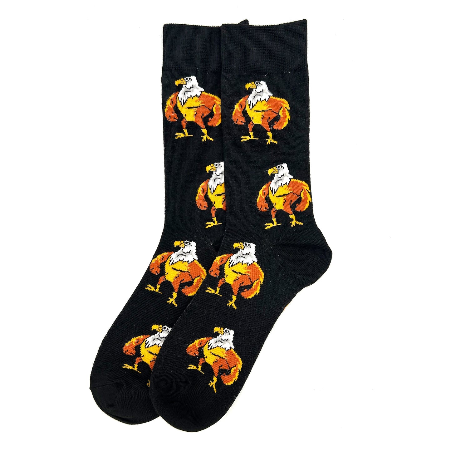 Buff Bald Eagle Novelty Socks