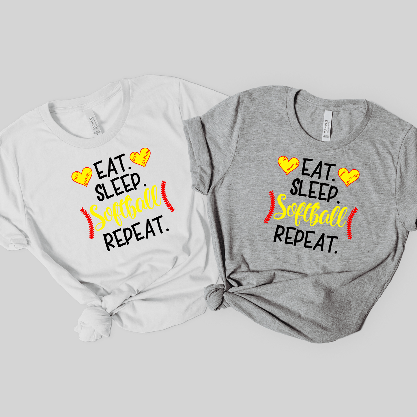 Eat Sleep Softball Repeat T-Shirt
