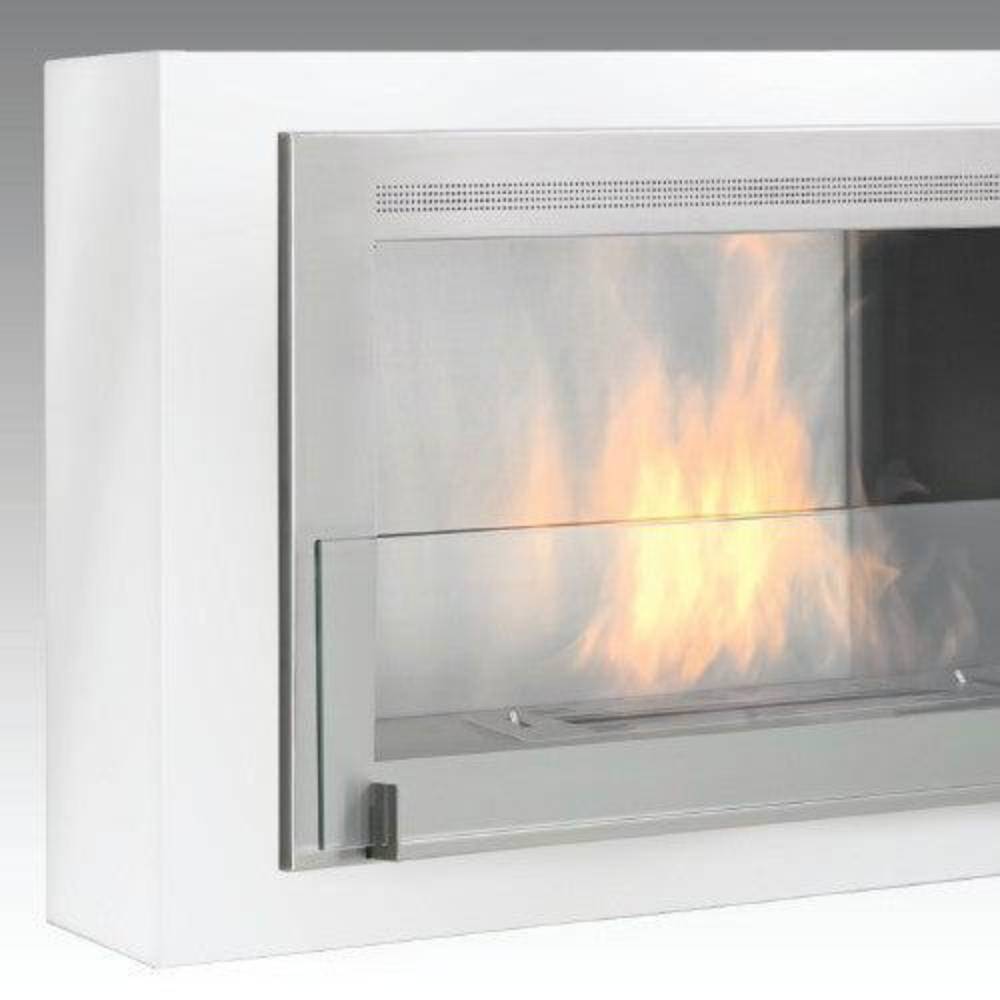 Eco-Feu Montreal 42-Inch Wall Mounted/Built-in Ethanol Fireplace