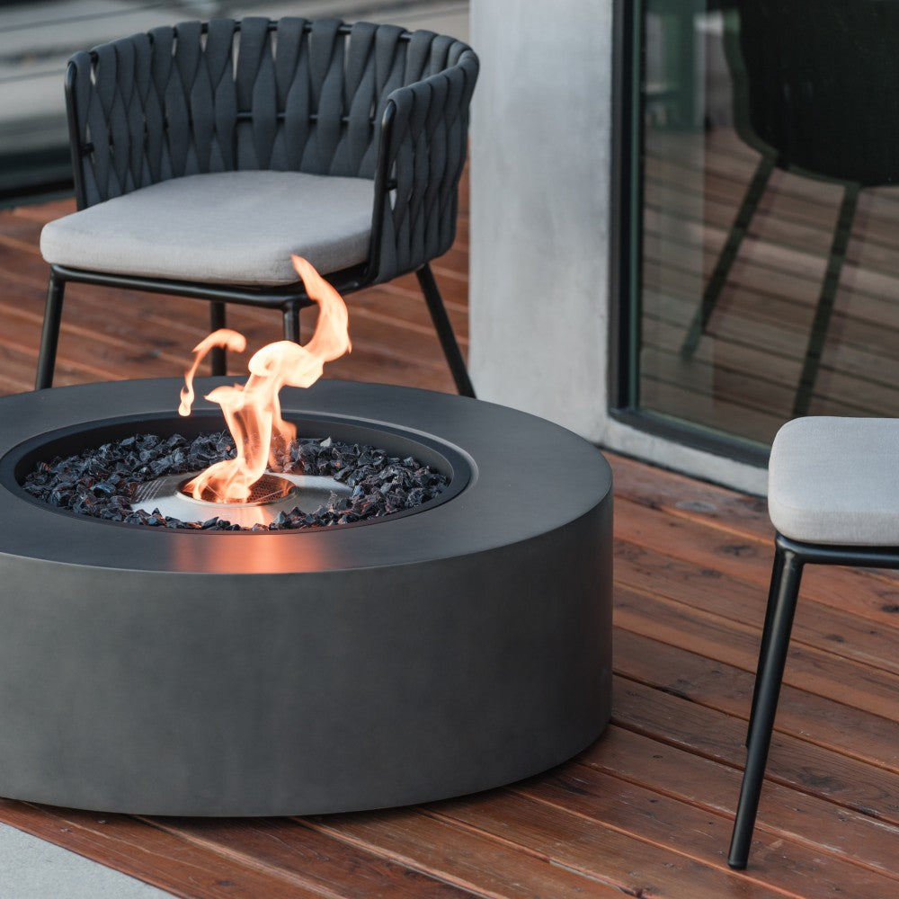EcoSmart Fire Ark 39-Inch Round Concrete Fire Pit Table