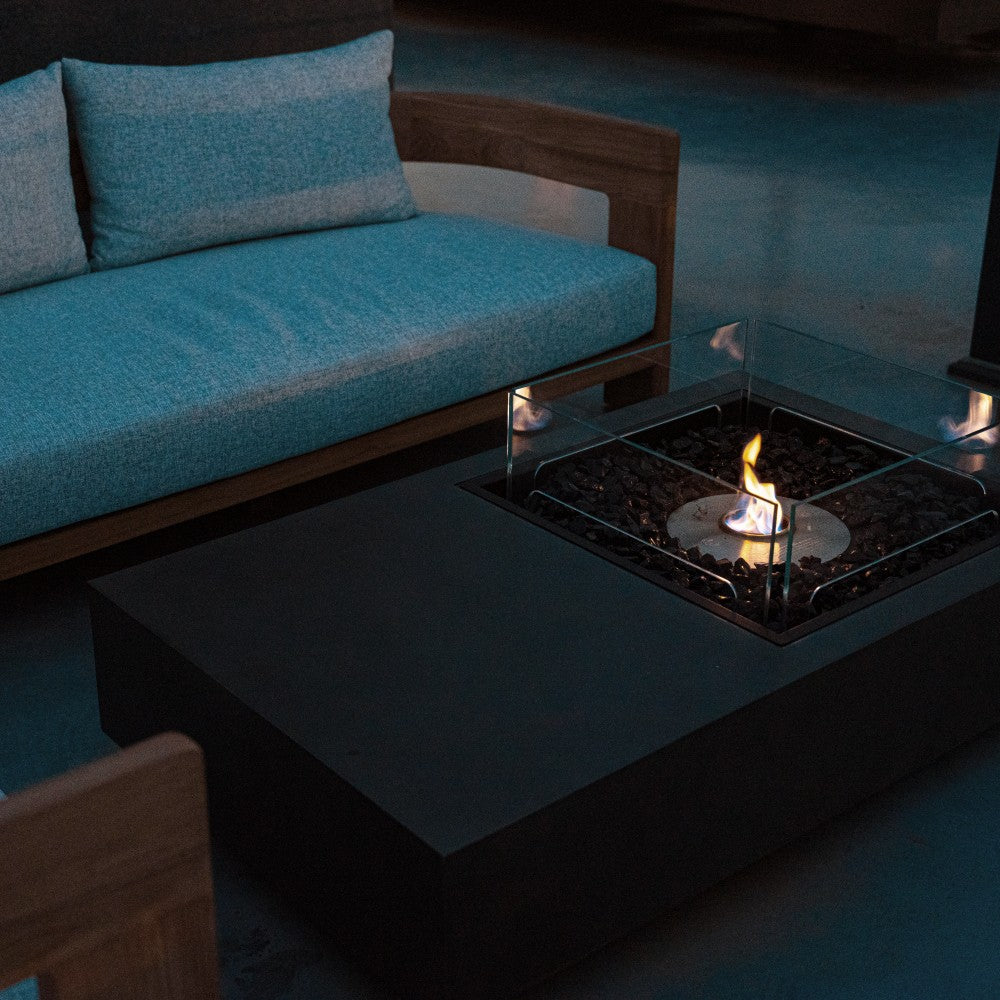 EcoSmart Fire Manhattan 50 Compact Rectangular Fire Pit Table