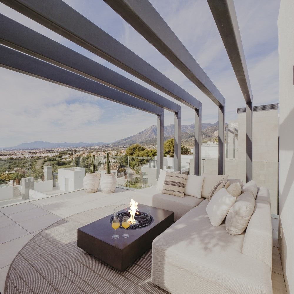 EcoSmart Fire Martini 50-Inch Rectangular Fire Pit Table