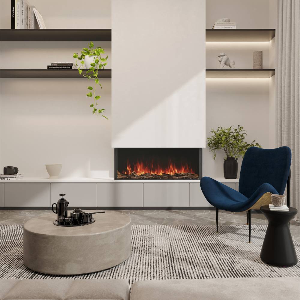 EcoSmart Fire Switch Linear Built-In Electric Fireplace