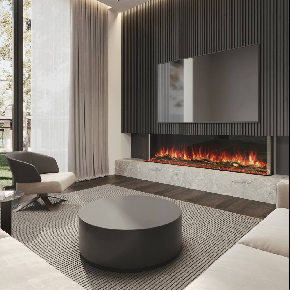 EcoSmart Fire Switch Linear Built-In Electric Fireplace