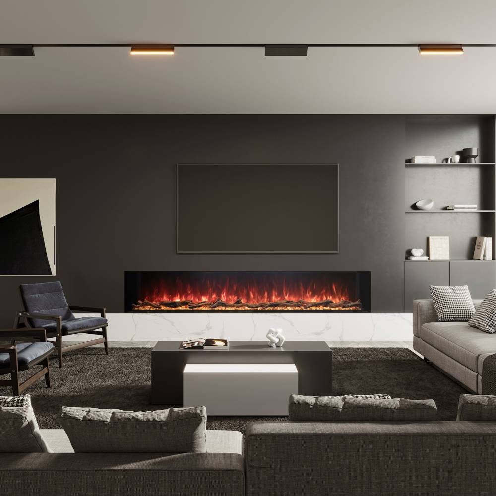 EcoSmart Fire Switch Linear Built-In Electric Fireplace