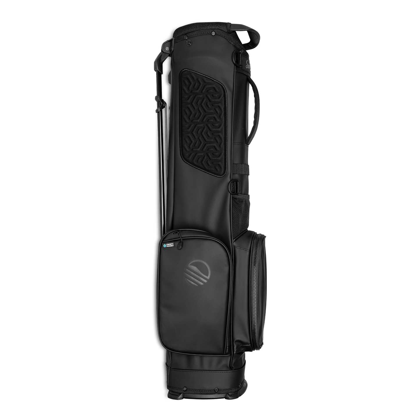 El Camino S-Class | Black Vegan Leather Mid Size Stand Bag