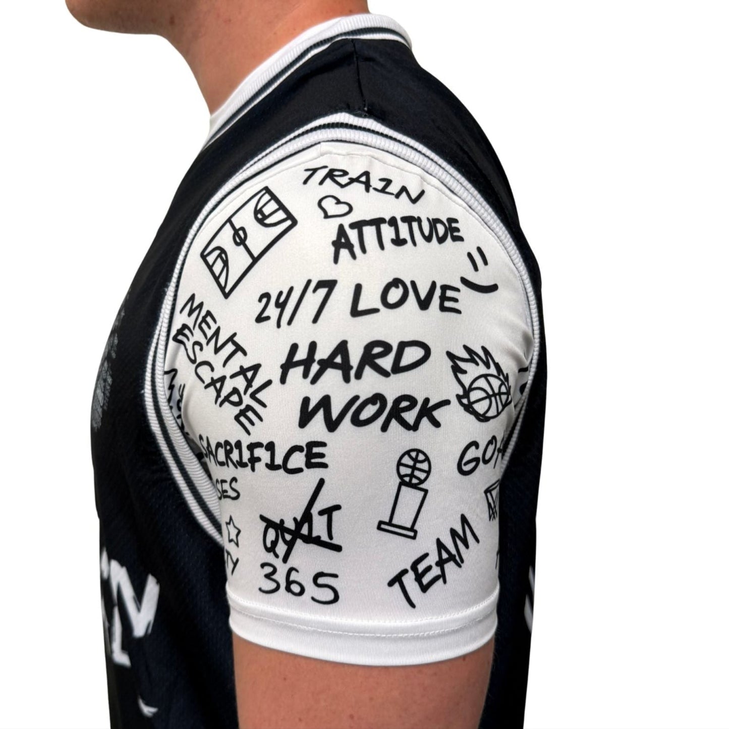 Emotions - Performance Compression T-Shirt - White