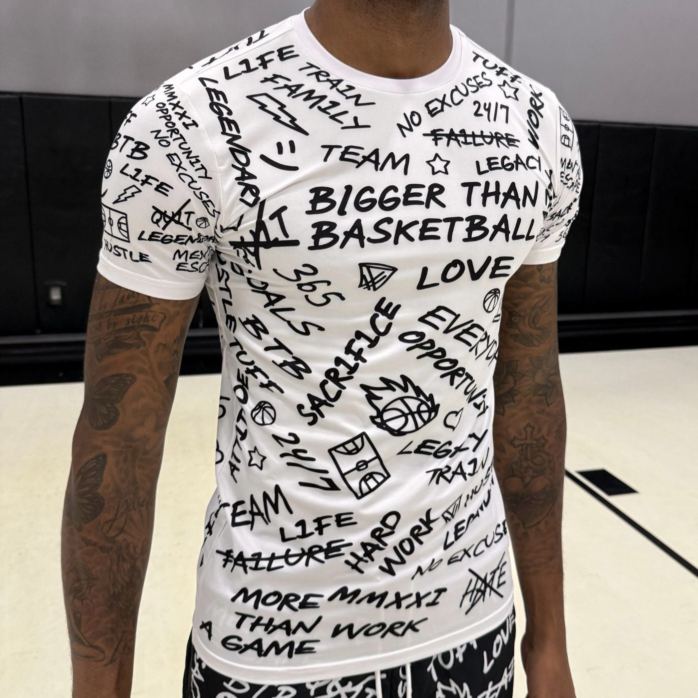 Emotions - Performance Compression T-Shirt - White