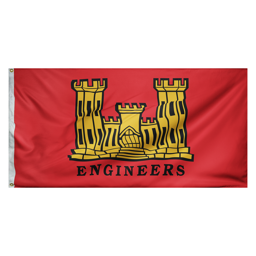 Engineer Castle Double-Sided Flag