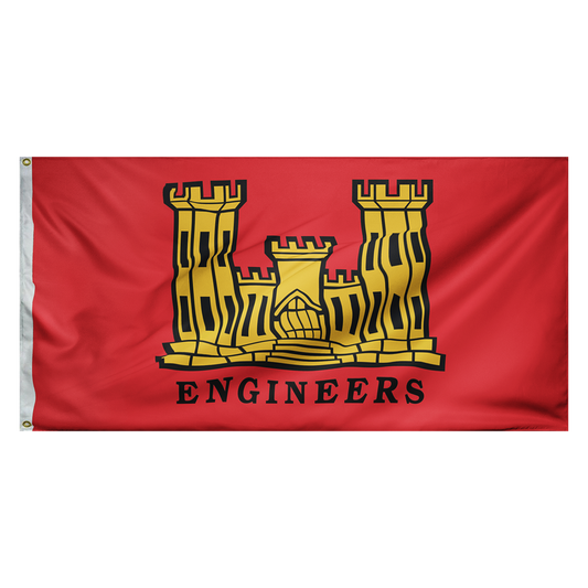 Engineer Castle Double-Sided Flag