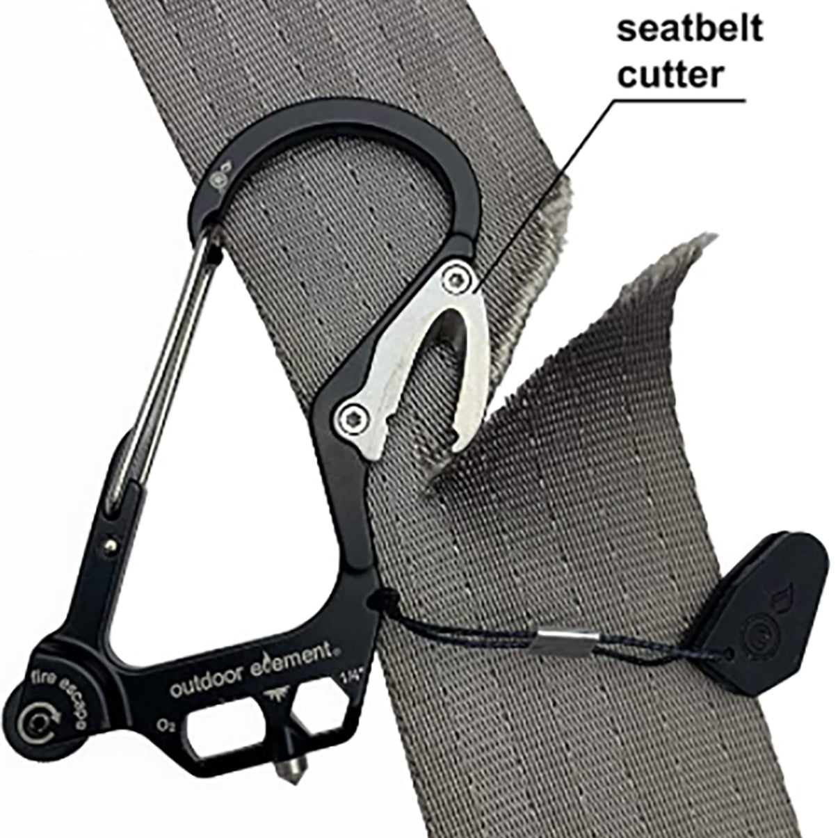 Outdoor Element Fire Escape Multitool Carabiner