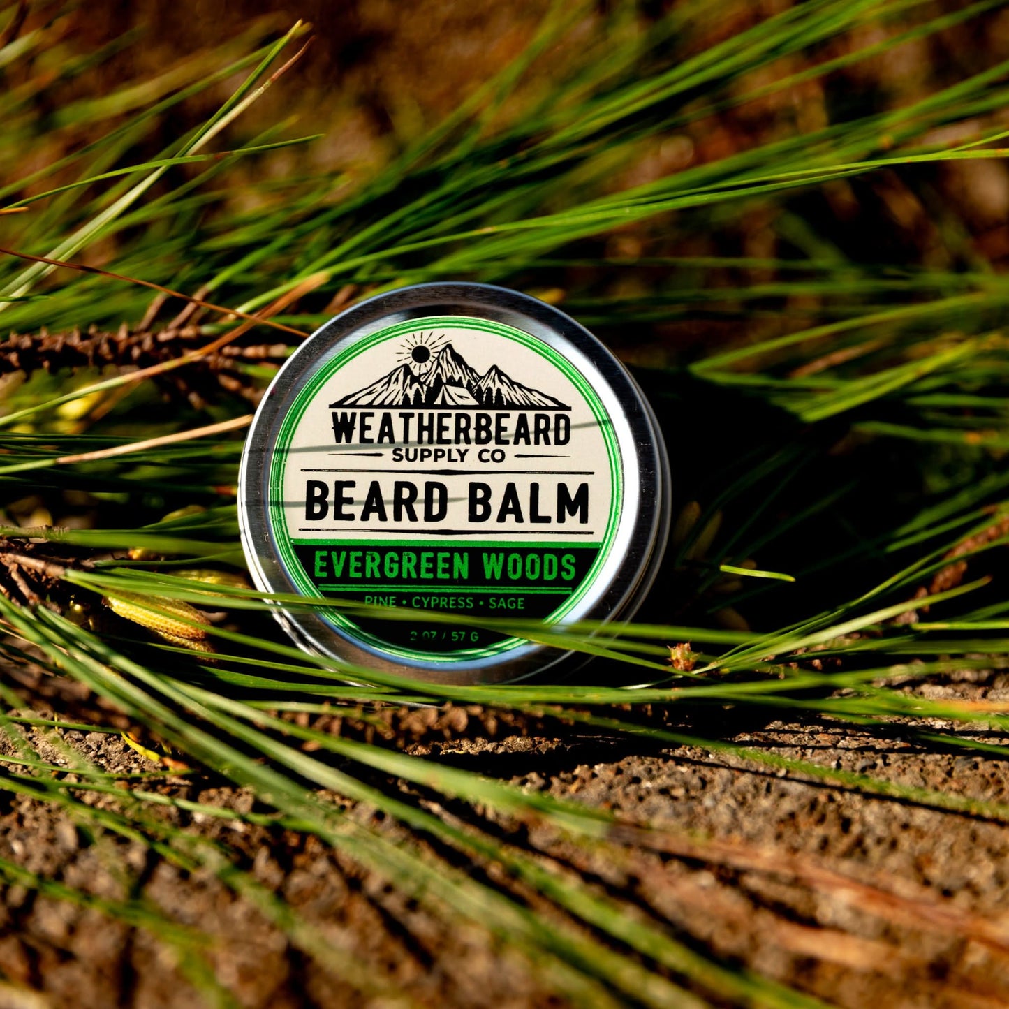 Evergreen Woods Beard Balm - Pine, Cypress, Sage
