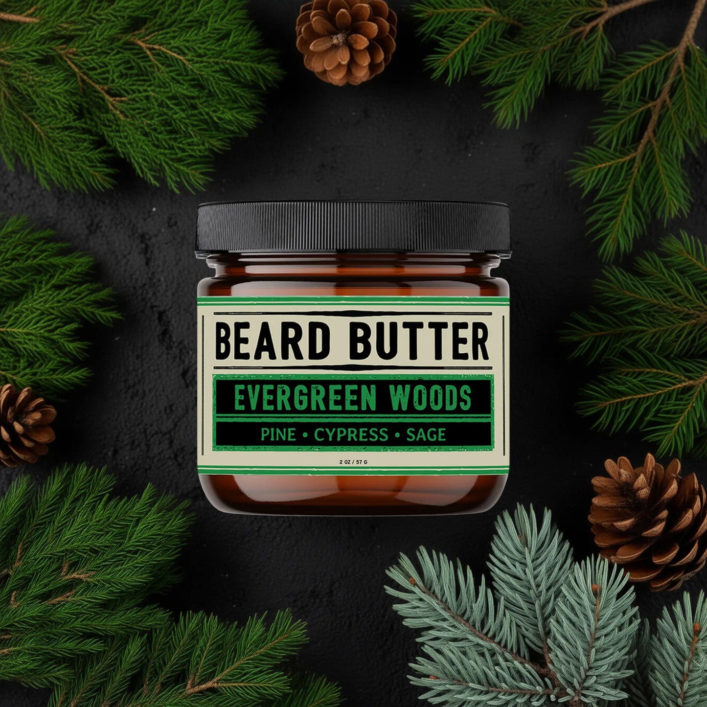 Evergreen Woods Beard Butter - Pine, Cypress, Sage