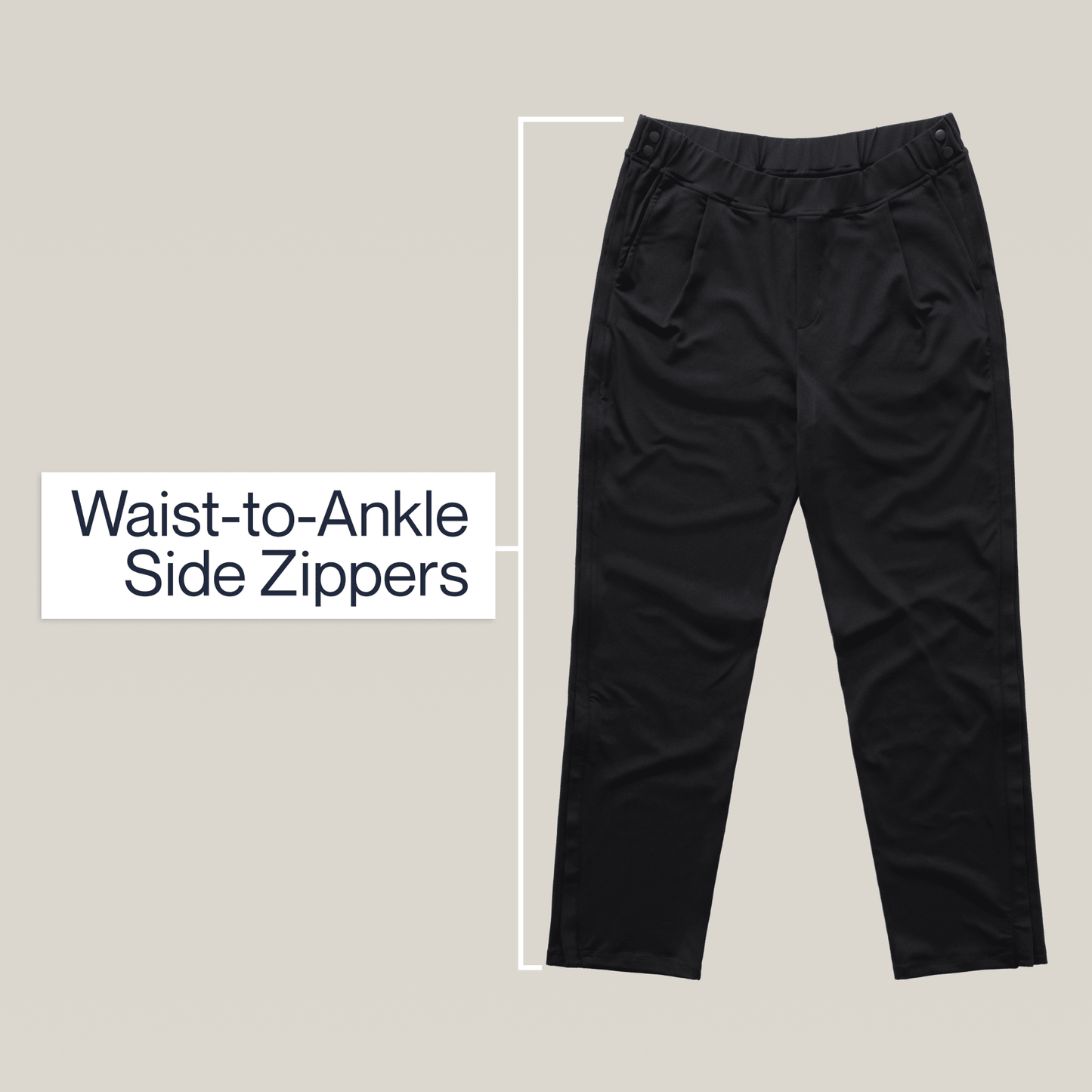 Everyday Side-Zip Pants for Men